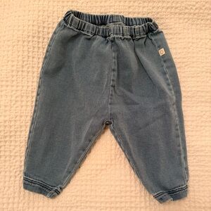 Baby Mori - Comfy Baby “Jeans” in Size 6-9M 💙
